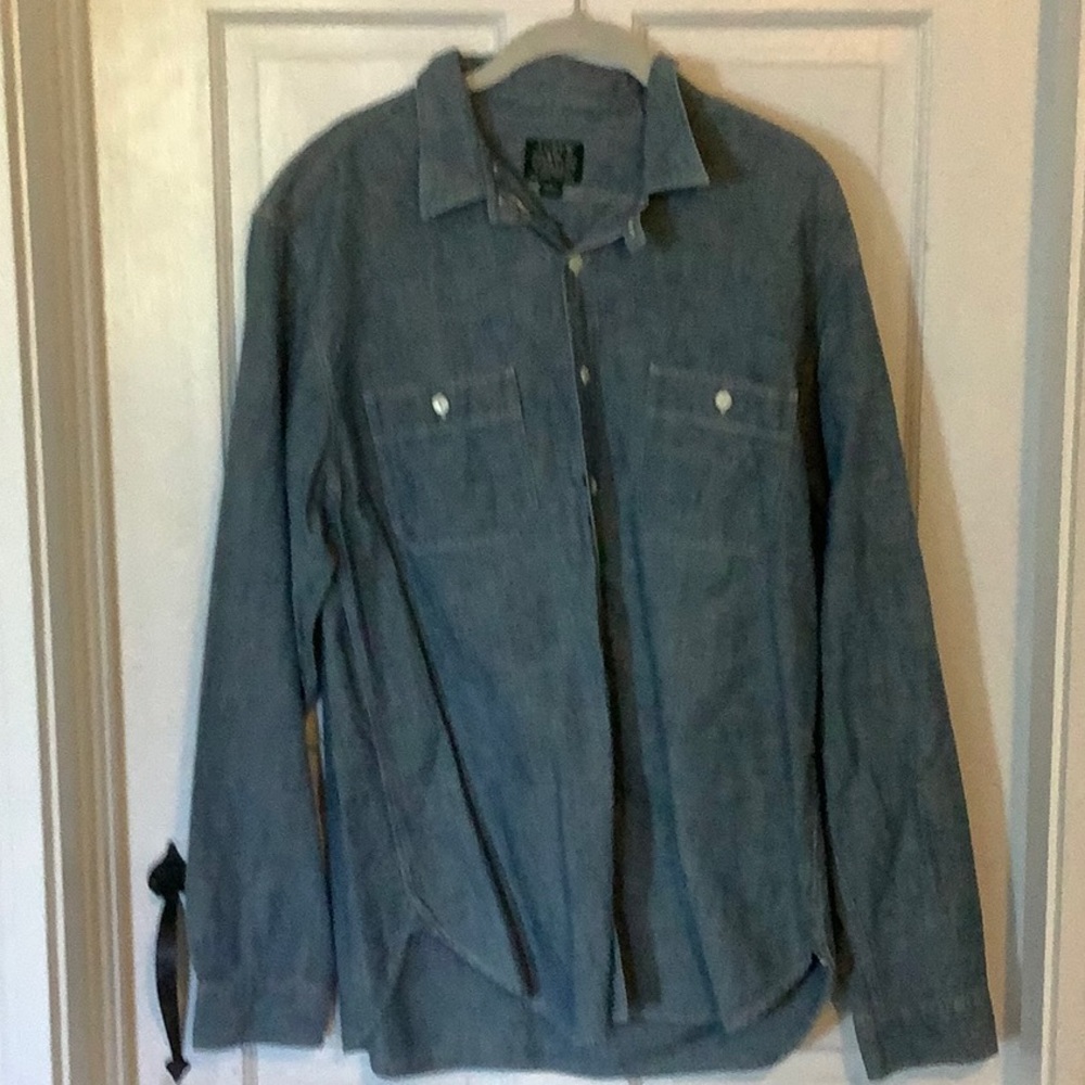 J.Crew Mens Light Denim button down